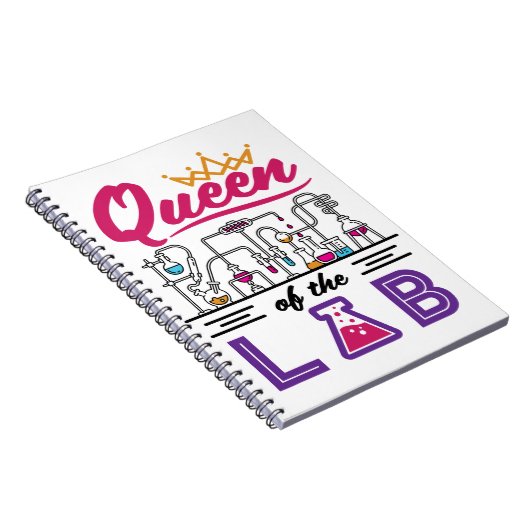 Königin des Labrador Laboratory Technician Scienti Notizblock (Rechte Seite)