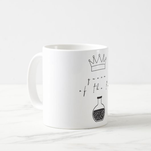 "Königin des Labradors" Kaffee/Tee-Tasse Kaffeetasse (Vorderseite Links)