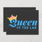Königin des Labradors - Medizinischer Laborarzt Postkarte (Vorne/Hinten)