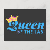 Königin des Labradors - Medizinischer Laborarzt Postkarte (Vorderseite)