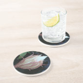 Königin des Nachtepiphyllum Sandstein Untersetzer (Seite)