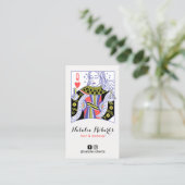 Königin des Niedlichen Haars Stylist Schönheitssal Treuekarte (Stehend Vorderseite)