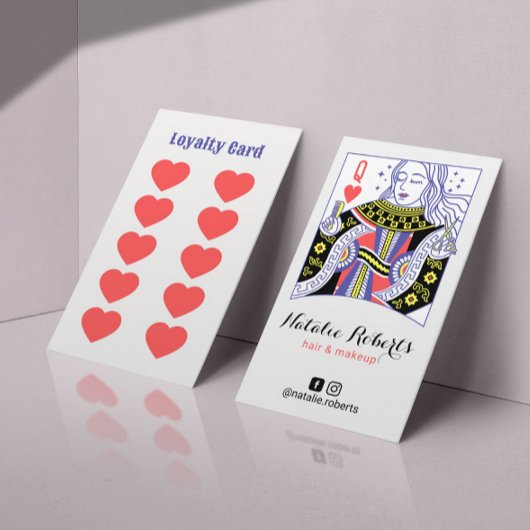 Königin des Niedlichen Haars Stylist Schönheitssal Treuekarte