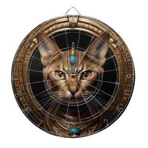 Königin des Nils: Kleopatra die Katze in der Hitze Dartscheibe