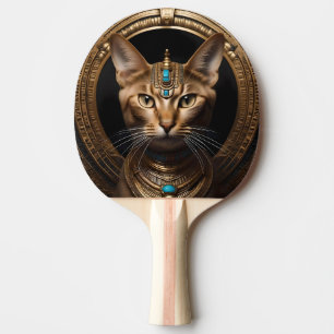 Königin des Nils: Kleopatra die Katze in der Hitze Tischtennis Schläger