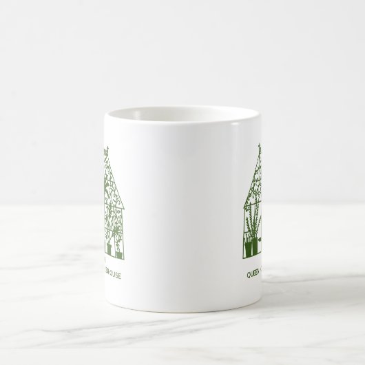 Königin des Personalisierten Gartenbaus Kaffeetasse (Mittel)