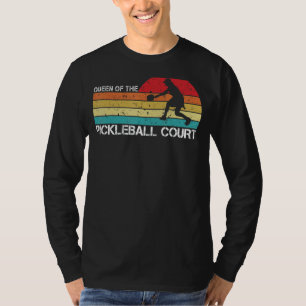 Königin des Pickleball Court Outfit für ihre Mama  T-Shirt