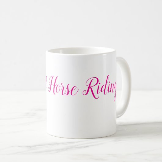 Königin des Reitens Kaffeetasse (VorderseiteRechts)
