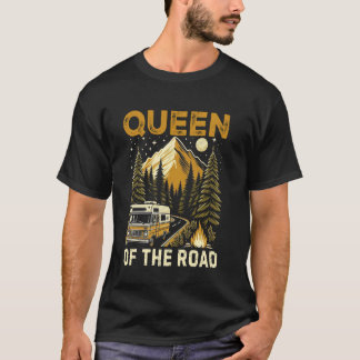 Königin des Road Camping T-Shirt