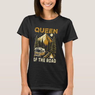 Königin des Road Camping T-Shirt