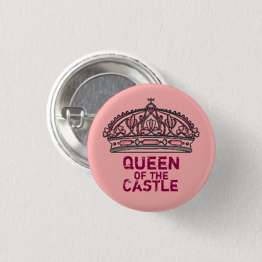 Königin des Schlosses Button (Vorne & Hinten)