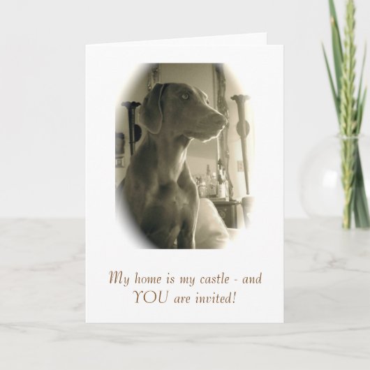 Königin des Schlosses Einladung (Vorderseite)