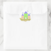 Königin des Schlosses Runder Aufkleber (Tasche)