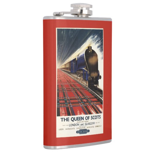 Königin des Schottenpullman-Zugs Flachmann (Rechts)