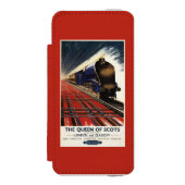 Königin des Schottenpullman-Zugs Incipio iPhone Geldbeutel-Hülle (Folio Vorderseite)