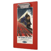 Königin des Schottenpullman-Zugs Klemmbrett (Links)