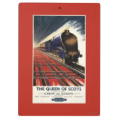 Königin des Schottenpullman-Zugs Klemmbrett (Rückseite)