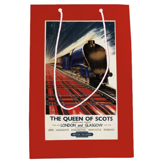 Königin des Schottenpullman-Zugs Mittlere Geschenktüte (Vorderseite)