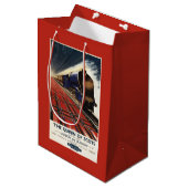 Königin des Schottenpullman-Zugs Mittlere Geschenktüte (Vorderseite Schrägansicht)