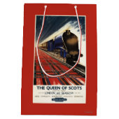 Königin des Schottenpullman-Zugs Mittlere Geschenktüte (Rückseite)