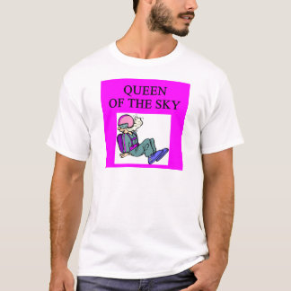 Königin des skydiving Himmeltauchers T-Shirt