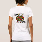 Königin des Spaten-Shirts T-Shirt (Rückseite)