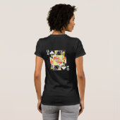 Königin des Spaten-T - Shirt (Schwarz voll)