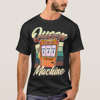 Königin des Spielautomaten Vintages Spielkasino T-Shirt