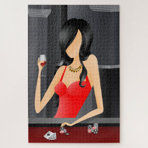 Königin des Spielkasinos Las Vegas Puzzle