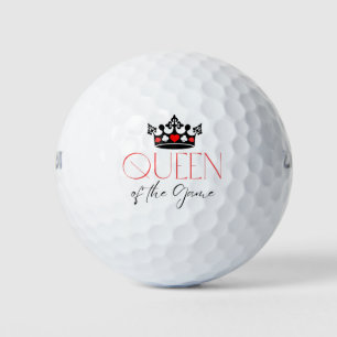 Königin des Spiels Krone Golfball
