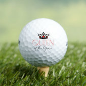 Königin des Spiels Krone Golfball (Insitu T-Shirt)