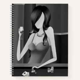 Königin des Spiels - Las Vegas Casino Notizblock