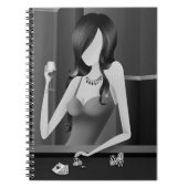 Königin des Spiels - Las Vegas Casino Notizblock (Vorderseite)