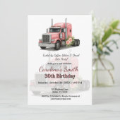 Königin des Straßenfahrers Einladung (Stehend Vorderseite)