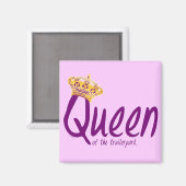 Königin des Trailerparks Magnet (Vorderseite/Rückseite)