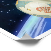 KÖNIGIN DES UNIVERSE-SCI-FI-DRUCKS POSTER (Ecke)