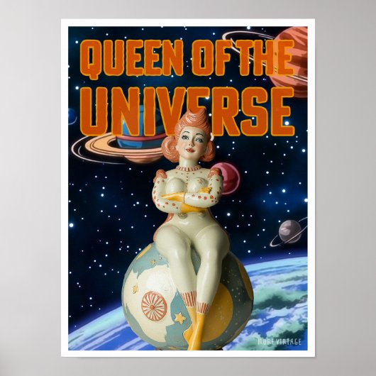 KÖNIGIN DES UNIVERSE-SCI-FI-DRUCKS POSTER (Vorne)