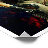KÖNIGIN DES UNIVERUMS-SCI-FI-DRUCKS POSTER (Ecke)