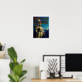 KÖNIGIN DES UNIVERUMS-SCI-FI-DRUCKS POSTER (Heimbüro)