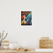 KÖNIGIN DES UNIVERUMS-SCI-FI-DRUCKS POSTER (Küche)