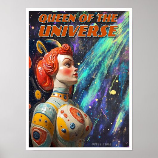 KÖNIGIN DES UNIVERUMS-SCI-FI-DRUCKS POSTER (Vorne)