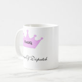 Königin des Versands Kaffeetasse (Vorderseite Links)