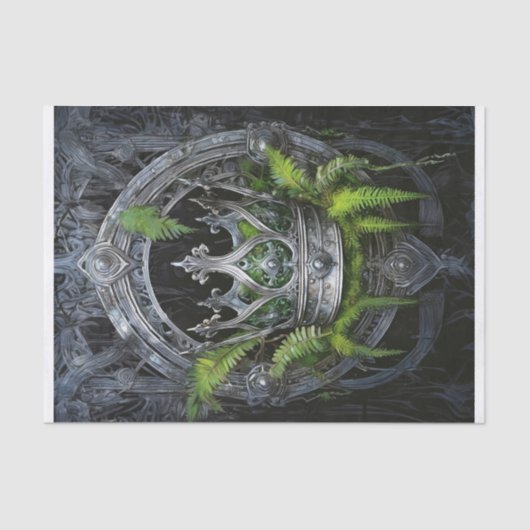 Königin des Waldes, Silberkrone der Fernen Seidenpapier (Vorderseite)