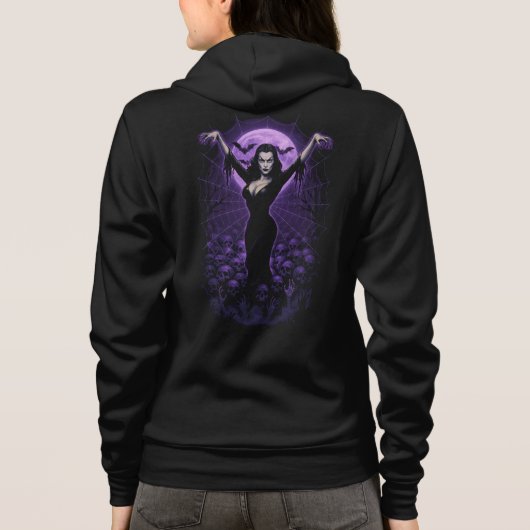 Königin des Web - Gothic Vampire Hoodie (Rückseite)