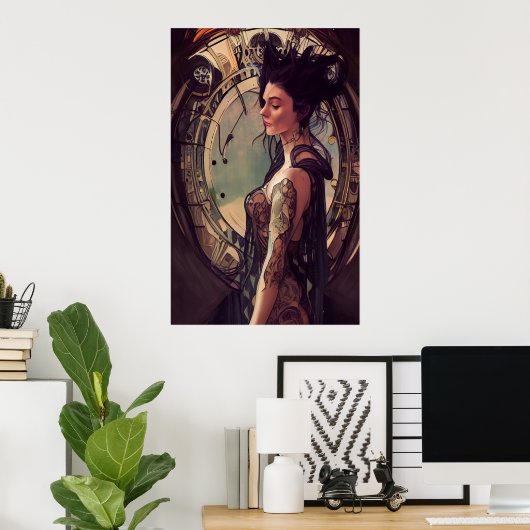 Königin des Weltraums Poster (Heimbüro)