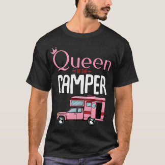Königin des Wohnmobils Lustiger Campingwagen Urlau T-Shirt