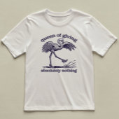 Königin, die nichts Funny Flamingo Illustriert T-Shirt
