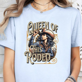 Königin dieses Rodeo-T-Shirts, Cowgirl Gift, Girl  T-Shirt