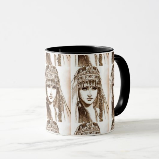 KÖNIGIN DIHYA TASSE (VorderseiteRechts)