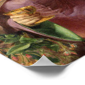 Königin Eleanor, c. 1858 von Frederick Sandys Poster (Ecke)